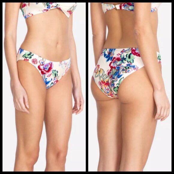 💕JOHNNY WAS💕 Maya Hipster Bikini Bottoms ~ Multi-Color Floral Print XL - Picture 13 of 14